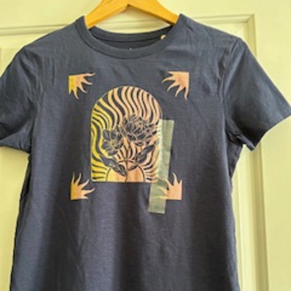 Women's T-Shirt Blue Size: XS (Organic Cotton) New